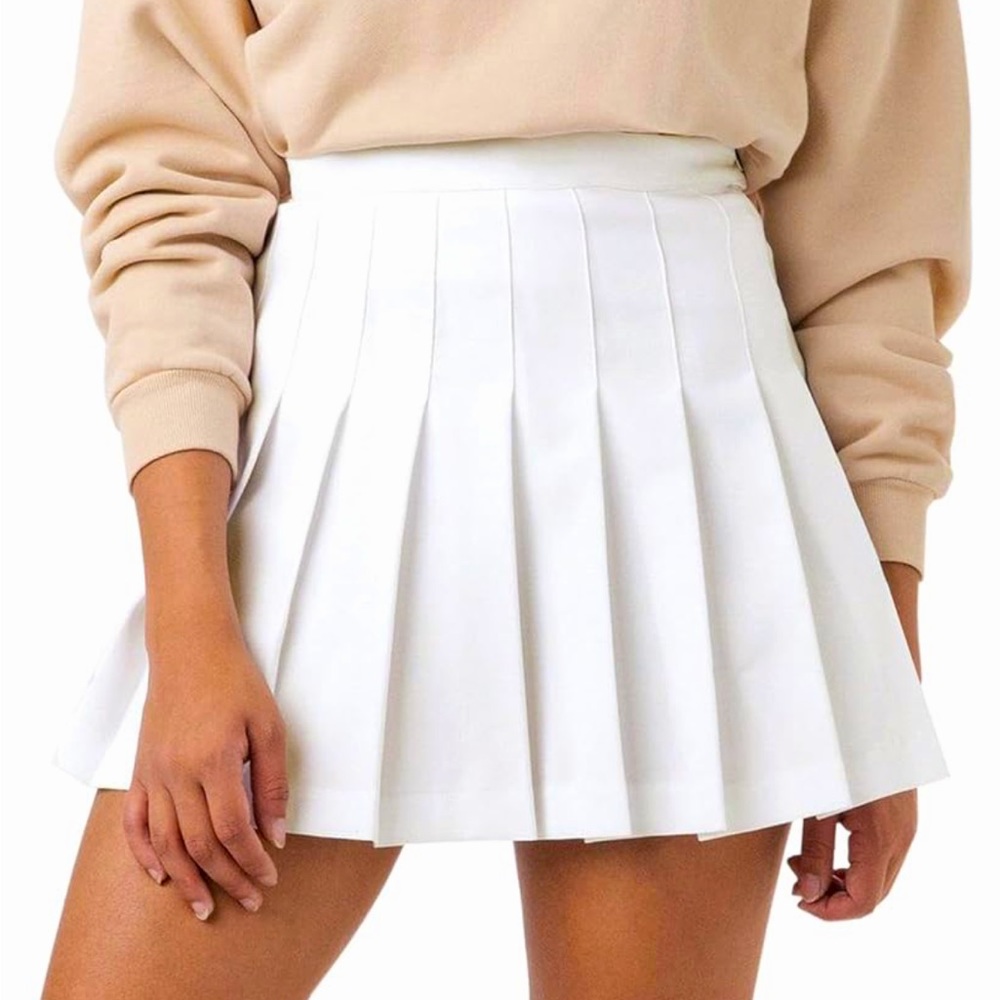 White Tennis Skirt Size Small